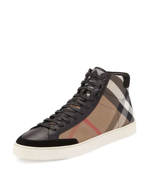 burberry mens sneakers|burberry men's high top sneakers.